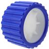 HAKIDZEL Rullo per Rimorchio per Barche 5 Pollici Blu, Rotolamento | Pvc, Design Scanalato, Installazione Semplice, Uso Versatile, Accessorio per Carrello Nautico