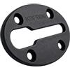 Tufgo Supporto per pagaia per kayak, supporto per canna da pesca, accessorio con clip in ABS, colore nero, misura standard (E)