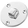 HOMOCONO Tappo di Scarico Marino per Barca, Acciaio Inox 316, Set | Tenuta Conica, Finitura Lucida, per Fori di Poppa e Scomparti, Facile Pulizia, Uso Nautico e Manutenzione