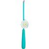 ZMdooreasy Canna da pesca compatta tascabile, 30 cm, retrattile, colore: verde azure | Built-in per mini bobina, sistema frenante liscio, controllo della linea senza sforzo, ideale per principianti