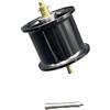 Tufgo Bobina in alluminio leggero per mulinelli della serie Abu MAX - 10 g di ricambio per albero corto con scanalature antiscivolo per trota, luccio, pesce persico, salmone luccioperca per pesca predatori