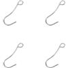 Cabilock 4 Pezzi Gancio da Immersione a Punta Singola in Acciaio Inox per | Design Compatto e Leggero, Presa Sicura e Resistenza Ridotta, Finitura Argento, per Immersione Subacquea