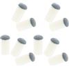TOYANDONA 10 Pezzi Kit Punte di Ricambio per Stecca da Biliardo Punte Professionali in Nylon Resistenti per Riparazione e Precisione Stecche da Snooker Accessori Biliardo per Sostituzione