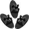 SOLUSTRE 3 Pezzi Supporto per Scooter e Cavalletto per Monopattino, Supporto a Pavimento per Parcheggio, Pc, Nero, Stabile, Salvaspazio, per Scooter e Bicicletta, Garage