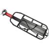 OFFSCH Portapacchi Per Bici Posteriore, Bike Luggage Carrier In Lega Di Alluminio Nero, Con Supporto Per Cestini, Per Viaggi E Trasporto Carichi
