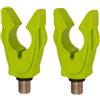 TAZIZI 2lots - Supporto per canna da pesca con struttura antiscivolo | Silicone flessibile e leghe di alluminio con proprietà antiscivolo per resistenza al vento e stabile