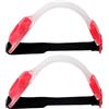 SWOOMEY Luce LED per Corsa Notturna 2 Pezzi Rosso in Silicone | Running e Riding, Illuminazione Intensa, Accessorio Riflettente per Runner e Biker