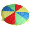 Naroote Paracadute Gioco per Bambini per Giochi di Gruppo, 1.8m | Bordi sicuri, design pieghevole, gioco da esterno leggero da 226 g per bambini