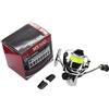 ZMdooreasy Ultralight Per Mini 100 Mulinello In Metallo Con 2 Più 1 Bb E 4.3 A 1 Rapporto Per Stream Trota Pesca Con Penna Stile Rod Grigio