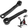 Generic Braccio pedivella per bicicletta, 2 pezzi, ricambio per pedivella per bici | 127 millimetri parti di ricambio accessorio per pista Urban Racing Road Cycling lunga distanza Equitazione Trail Training