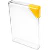 SECFOU Borraccia Piatta da Viaggio 450ml in Plastica Portatile | Formato Sottile, Design Creativo, da Mettere in Borsa per Spostamenti Quotidiani