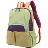 Tufgo Zaino in nylon leggero per escursionismo, campeggio, viaggi, con scomparto per computer portatile, cinghie imbottite, 29 x 16 x 39 cm (verde)