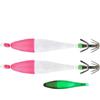 Tufgo Anello in acciaio inox con gancio per calamari, 10 cm | Punta luminosa della coda, attira i calamari al buio, lunghezza 10 cm, peso 5 g, ideale per la pesca notturna