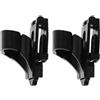 BATHVEVE 2 Pezzi Clip per Respirazione Subacquea per Maschera e Snorkel, Pom Nero, Sgancio Rapido e Connessione Sicura, per Immersioni e attività Subacquee