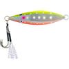 ZMdooreasy Lento affondamento del metallo Jig 60g acqua profonda per predatori Bait | Durevolezza in stile Dyneema, per costruzione di piastre di ferro, ganci forti, resistenti ai pesci dentati