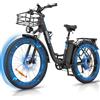YVY MN26 Bicicletta Elettrica, Autonomia 150km, Batteria Rimovibile 48V 20Ah, Motore 85Nm, Fat Bike Elettrico, 26 MTB Elettrica 7 Velocità, E-Bike Doppia Sospensione, Doppio Disco, Schermo LCD