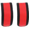 Cabilock Cinghie Regolabili per Pedali Bici con Striscia Adesiva Antiscivolo Fasce Piede Resistenti per Controllo Ottimale Accessori per Bicicletta e Cyclette da Rosso
