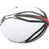 Qcwwy Palla da Rugby, Pallone da Allenamento Numero 9 in PVC, Bianco, for