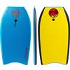 BZ Bodyboards Boogie Board Advantage EPS Core, HDPE Slick, Crescent Tail, Graphic Slick, Include guinzaglio per uomini, donne, bambini, durevole, Surf Waves Ocean Summer Fun Beach Water Body Board