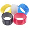 HOLIDYOYO 5 Pezzi Fascia Elastico per Racchetta da Tennis, Silicone, Compatto | Mantiene Nastro Overgrip in Posizione, Adatto alla Maggior Parte delle Racchette, Design Versatile e Sottile