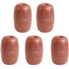 Tufgo 5 galleggianti arancioni galleggianti in schiuma di PVC, galleggianti per pesci, per il posizionamento della rete da pesca alla carpa, 11 x 7 cm