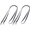 DOITOOL Cinturini per Guanti in Nylon Nero Resistenti All'usura, Riutilizzabili e Leggeri, Corda Anti-smarrimento per Guanti Invernali, Accessorio Pratico per Sport sulla Neve