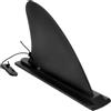 DOITOOL Pinna per Paddleboard e Surfboard, Pinna da Tavola da Surf in Nylon Nero, Timone di Coda Staccabile, Migliora Spinta e Controllo per SUP e Tavole da Surf