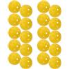 TOYANDONA Pezzi Palline 74mm Allenamento da 40 20 Fori Pickleball | Esercizi e Sessioni di Allenamento, Struttura Cava Flusso D'aria, per Principianti e Nuovi Giocatori