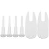 FRCOLOR Kit Adattatore Spina per Palla Yoga, Plastico, Bianco, per Casa e Palestra | Ricambio Compatto e Portatile, Design per Gonfiaggio Rapido, Accessori Multiuso, Compatibile con Attrezzi Fitness