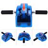 Generic Rullo per Addominali con Maniglie Antiscivolo, Ruota Esercizio (BLUE)