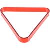Abaodam Triangolo per Palline Biliardo in PC Rosso, Grande 2-1/4