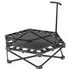 Esyogen Trampolino elastico per interni, pieghevole, regolabile in altezza, esagonale, massimo 150 kg