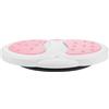 Kisangel Disco Rotante per Torsione Vita, Twisting Disc Fitness, Piattaforma Stabile in Plastica Sfere in Acciaio, Rosa, per Allenamento a Casa e Ovunque tu Possa Allenarti