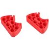 Minhe Supporto per riparazione MTB, 2 pezzi, con clip, per parcheggio stabile