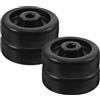 TOYANDONA 4 Pezzi Ruota per Attrezzatura Fitness in Plastica Pp e Pa, Rullo Versatile e Mobile per Tapis e Bici, per Palestra Domestica e Appassionati di Sport