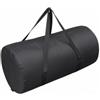 Amagogo Borsa Portaoggetti con Cerniera Robusta , Nero , Nero , Diametro 46 X 90 Cm