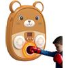 Generisch Macchina da boxe, allenatore di pugilato, lavagna musicale a forma di orso | La tavola da boxe ricaricabile dispone di illuminazione luminosa e musica per la pratica di reazione durante esercizi al