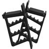 Beavorty Longbow Wall Rack e Arrow Rack a Muro in PLA Nero, Design Salvaspazio con Slot per Frecce, per Casa e Club