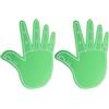 GETAJGHSD Guanti Giganti in Eva a Cinque Dita per Eventi Sportivi e Giochi, Accessori Leggeri e Portatili per Cheerleading 2 Pezzi per Adulti