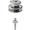 UP100 5 Set in Acciaio Inox Barca a Sgancio Rapido Snaps Snaps Parte Superiore/Parte per RV Tela Baldacchini Copertura Yacht Boot Cover (Vite M4 x 16 mm)