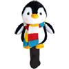 Baoblaze Coprimazza da Golf a Forma di Pinguino, Sciarpa Gialla