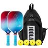 JOOLA Perseus Astral - Set di 2 racchette da pickleball, 4 palline e borsa a tracolla, superficie in carbonio pressata a freddo, leggera, adatta ai principianti, approvata USAP, abilitata NFC
