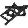 EXCEART Longbow Wall Rack e Arrow Rack da Parete in PLA Nero, Supporto per Archi Ricurvi con Protezione Attrezzatura e Installazione Facile, per Casa