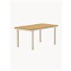 Venture Design Tavolo da giardino allungabile con piano in legno di teak Panama, 160-240 x 90 cm -