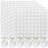 QWORK® 400 Pezzi spugne idroponiche, spugne quadrate per piantine, Strumento da Giardino per Serra per la Crescita delle Piante