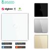 Bseed Zigbee 1/2/3Gang interruttore luce tattile Standard ue interruttore a parete intelligente dal vivo singolo Smart Life controllo vocale Google Home
