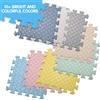 DHDH Tappetino puzzle in schiuma Eva colorato da 4-20 pezzi per bambino Tappetino da palestra antiscivolo per allenamento Tappeti da gioco in schiuma ad incastro per la camera da letto