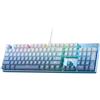REDRAGON Tastiera da gioco meccanica cablata retroilluminata a LED Redragon K556 SE RGB, base in alluminio, 104 tasti, interruttore rosso silenzioso lineare hot-swap
