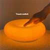 topwinson Lampada da Comodino USB Stile Bauhaus, Luce Ambientale a Forma di Ciambella per Soggiorno e Sala da Pranzo