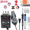 JCD Pistola ad aria calda JCD 858D BGA stazione di saldatura per rilavorazione pistola termica 220V 700W asciugacapelli per saldatura SMD SMT Set di strumenti di riparazione per saldatura